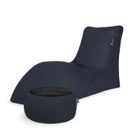 Combo Date SOFT LOUNGER + JUST TABLE + JUST TOP Black FIT