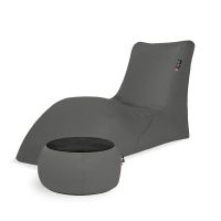 Combo Fig SOFT LOUNGER + JUST TABLE + JUST TOP Black FIT