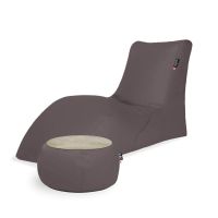 Combo Passion Fruit SOFT LOUNGER + JUST TABLE + JUST TOP Wood FIT