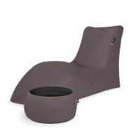 Combo Passion Fruit SOFT LOUNGER + JUST TABLE + JUST TOP Black FIT