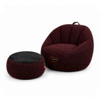 Combo Zennel Currant FLUFFY + JUST TABLE + JUST TOP Black FIT