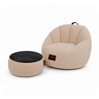 Combo Zennel Wheat FLUFFY + JUST TABLE + JUST TOP Black FIT