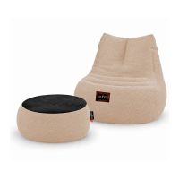 Сombo Cloud wheat FLUFFY + Just Table + JUST TOP Black FIT